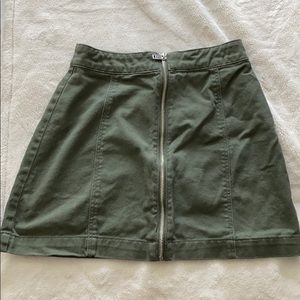 Zip up skirt